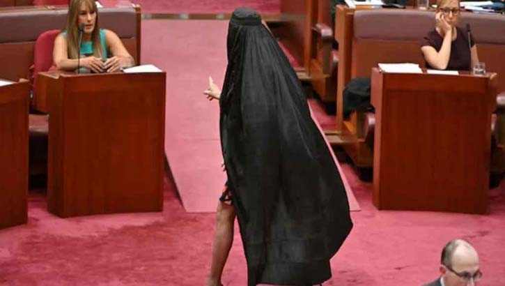 পার্লামেন্টে বোরকা নিয়ে ব্যঙ্গ, অস্ট্রেলিয়ার সেই সিনেটর বরখাস্ত